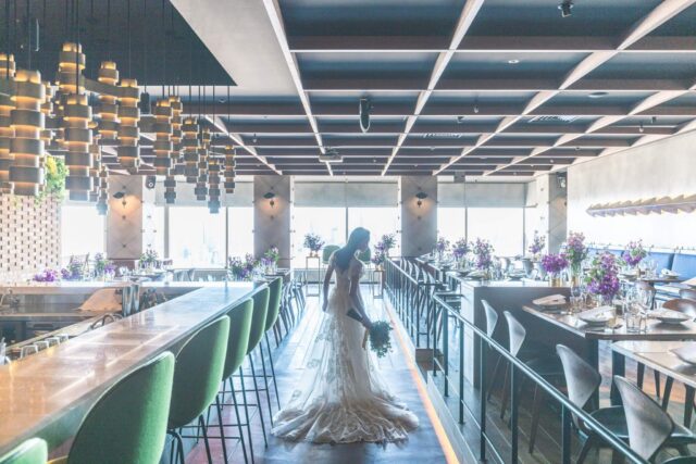 ロングレイン,結婚式