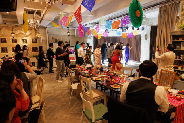 恵比寿,東京,国際結婚,1.5次会,会費制、カジュアルウェディング